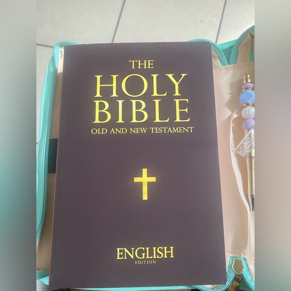 Bible and bible cover case